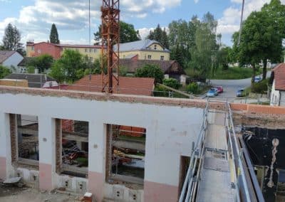 Rekonstrukce Sokolovny Černovice od Ekoglobalstav Tábor